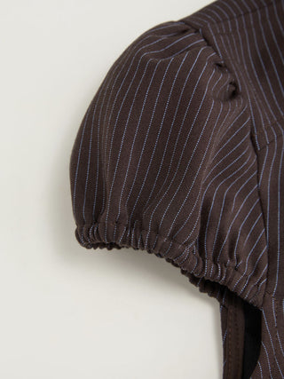 That's Classified Double-Breasted Stripe Dress