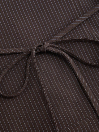 That's Classified Double-Breasted Stripe Dress