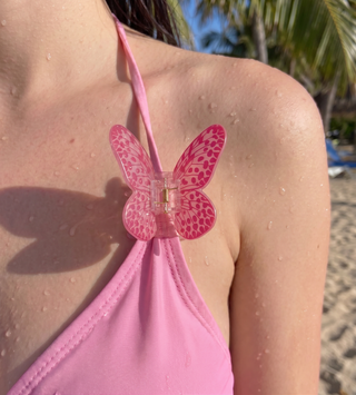 2PCS BUTTERFLY HAIR CLAW SET