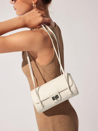 BUCKLE SHOULDER BAG