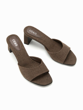 CHUNKY HEELED SANDALS For Date Party/Clubbing Vacation