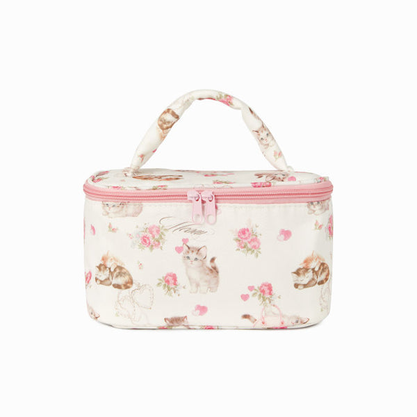 CAT GRAPHIC MAKEUP BAG