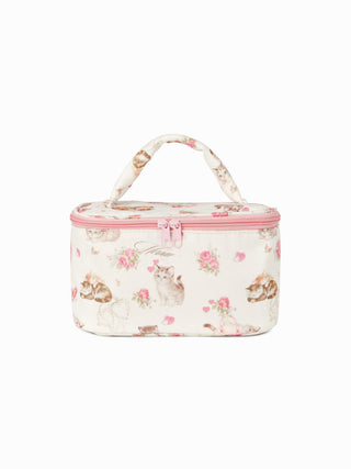 CAT GRAPHIC MAKEUP BAG