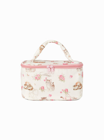 CAT GRAPHIC MAKEUP BAG
