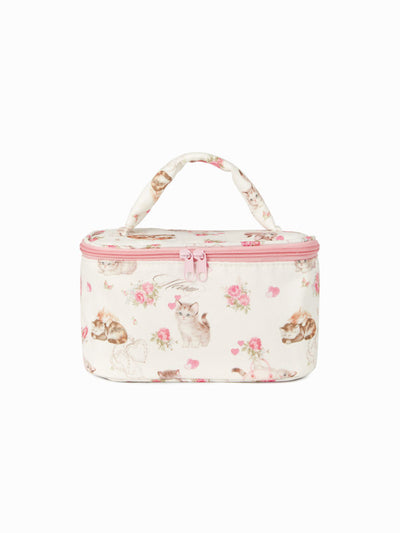 CAT GRAPHIC MAKEUP BAG
