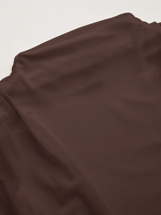 Ruched Mock Neck Draped Top