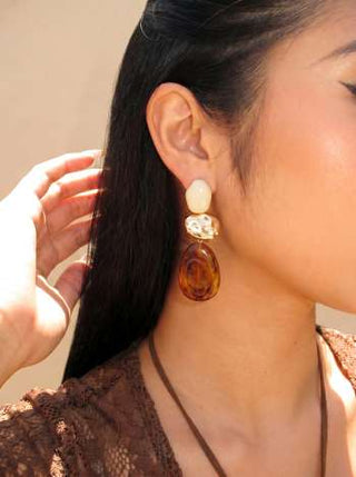 RESIN DROP EARRINGS