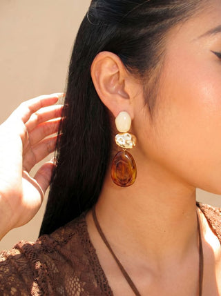 RESIN DROP EARRINGS