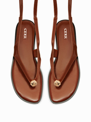 ADJUSTABLE STRAP FLIP-FLOP SANDALS