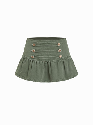 So Metal Low-Rise Skirt