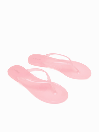 ROUND TOE FLIP-FLOP JELLY SHOES
