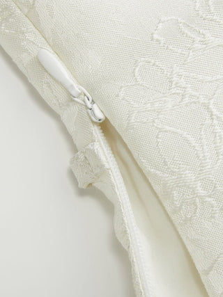 Jacquard Sweetheart Neck Button Detail Corset Crop Cami Blouse