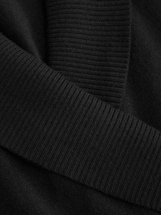 Knit V-neck Wrap Short Sleeve Top With Belt