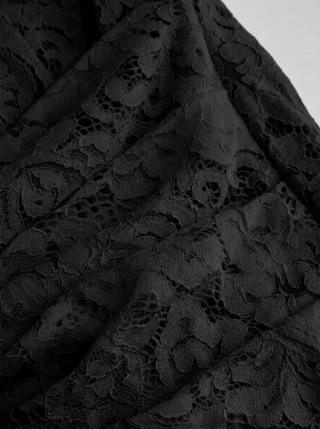 Lace Floral Bandeau Applique Mermaid Maxi Dress