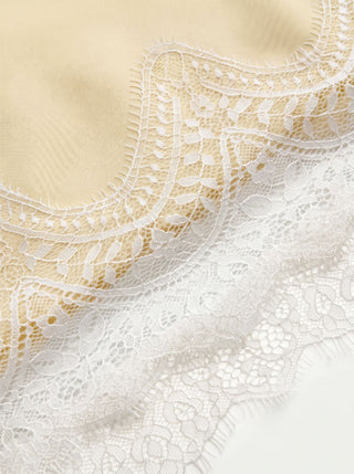 Satin High Rise Lace Panel Maxi Skirt