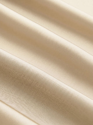 Satin High Rise Lace Panel Maxi Skirt