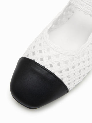 KNITTED MARY JANE FLATS