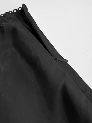 Satin Low Rise Mermaid Midi Skirt