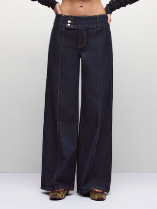 Denim Low Rise Baggy Jeans