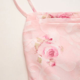 Floral Cowl Neck Lace Up Corset Mermaid Maxi Dress