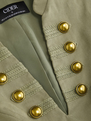 V-neck Metal Detail Corset A-line Mini Tank Dress