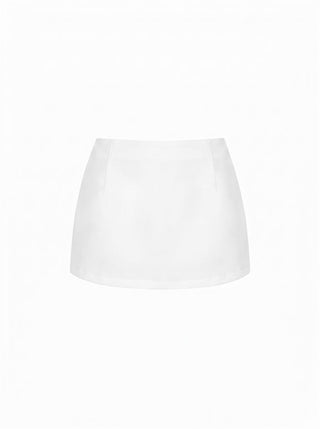Satin Low Rise Bodycon Mini Skirt