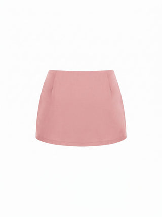 Satin Low Rise Bodycon Mini Skirt