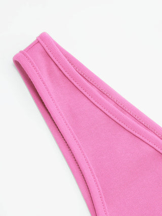 Cotton-blend High Stretch V-neck Tank Top