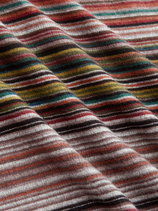 Jacquard Striped Scoop Neck Cami Top