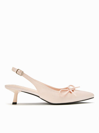 BOWKNOT SLINGBACK HEELS