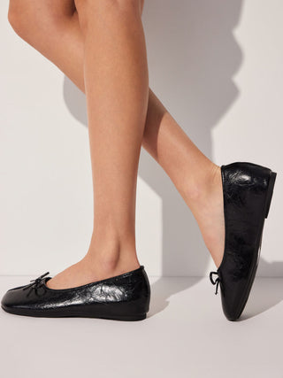 BOWKNOT DECOR SPLIT TOE MARY JANE FLATS For Daily Casual Date Picnic