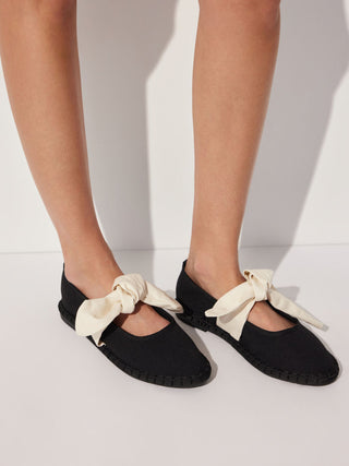 BOWKNOT MARY JANE FLATS