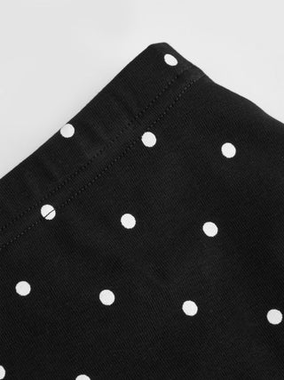 Cotton-blend Low Rise Slit Mini Skirt