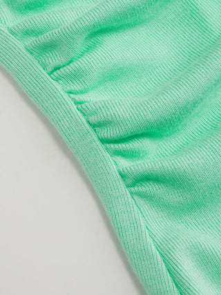 Lace Panel Ruched Henley Cami Top