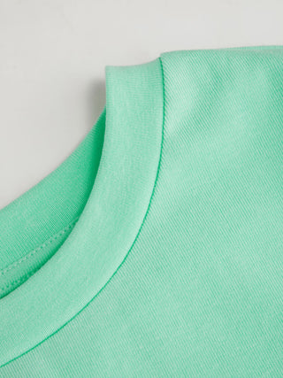 Cotton-blend Ruched Short Sleeve Tee