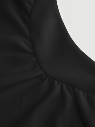 Scoop Neck Ruched A-line Tank Mini Dress