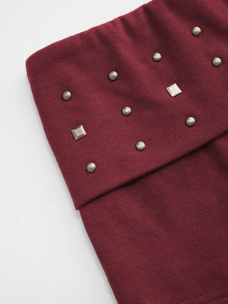 Cotton-blend Low Rise Metal Detail Micro Shorts