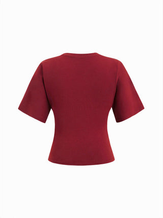 Round Neckline Tee