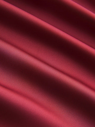 Satin Cowl Neck Backless Metal Detail A-line Mini Dress