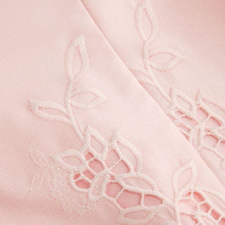 Jacquard Floral Sweetheart Lace Panel A-line Mini Dress
