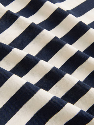 I LOVE LA Cider Icon Graphic Striped Cotton-blend Oversized Tee