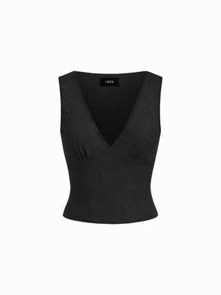 Floral V-neck Cami Tee