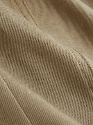 Cotton-blend Peter Pan Collar Puff Sleeve Blouse
