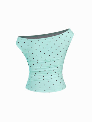 Off-shoulder Ruched Top