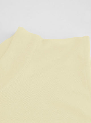 Mandarin Collar Metal Detail Cut Out Ruched Split Top