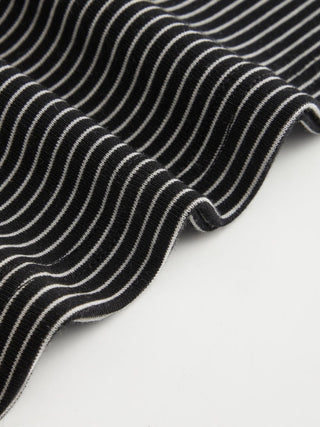 Jacquard Striped Scoop Neck Cami Top