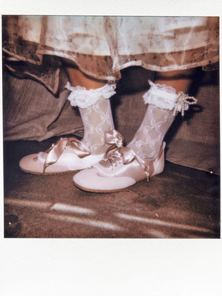 SATIN LACE-UP SNEAKERS