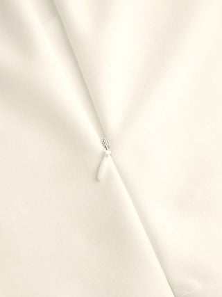 High Neck Solid Cut Out Patched Wide Leg Jumpsuit