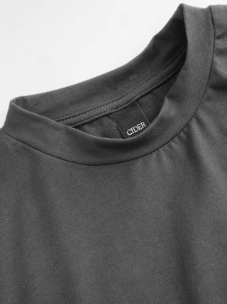Ruched Round Neck Sleeveless Bodysuit