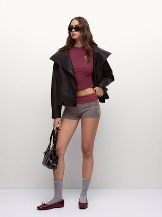 Cotton-blend Star Graphic Tee & Mid Rise Striped Shorts Loungewear Set